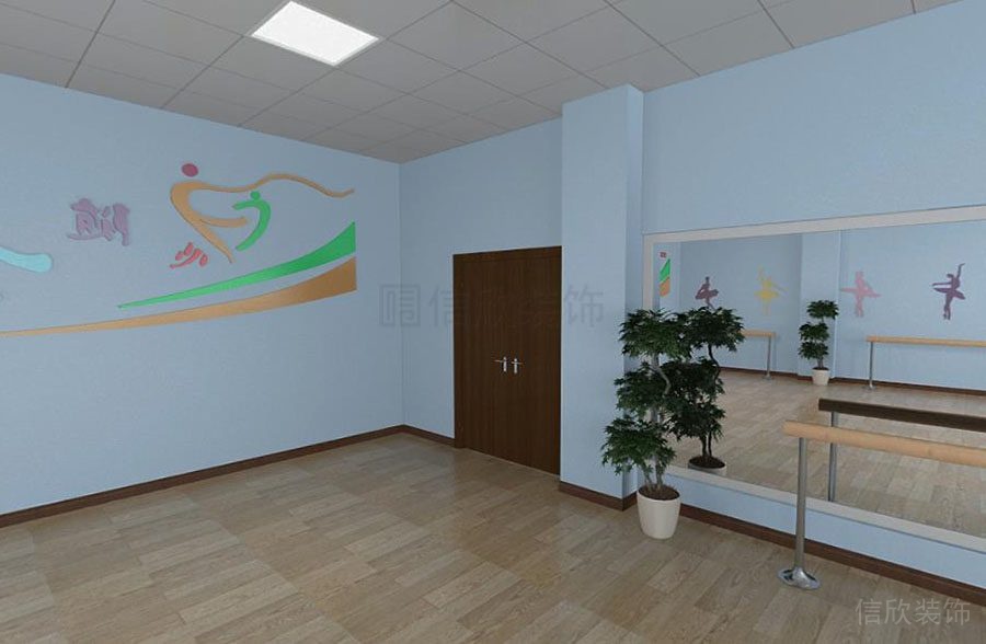 南山區(qū)西麗舞蹈培訓(xùn)中心裝修設(shè)計4