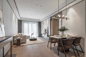 深圳南山現(xiàn)代新中式風格家裝裝修