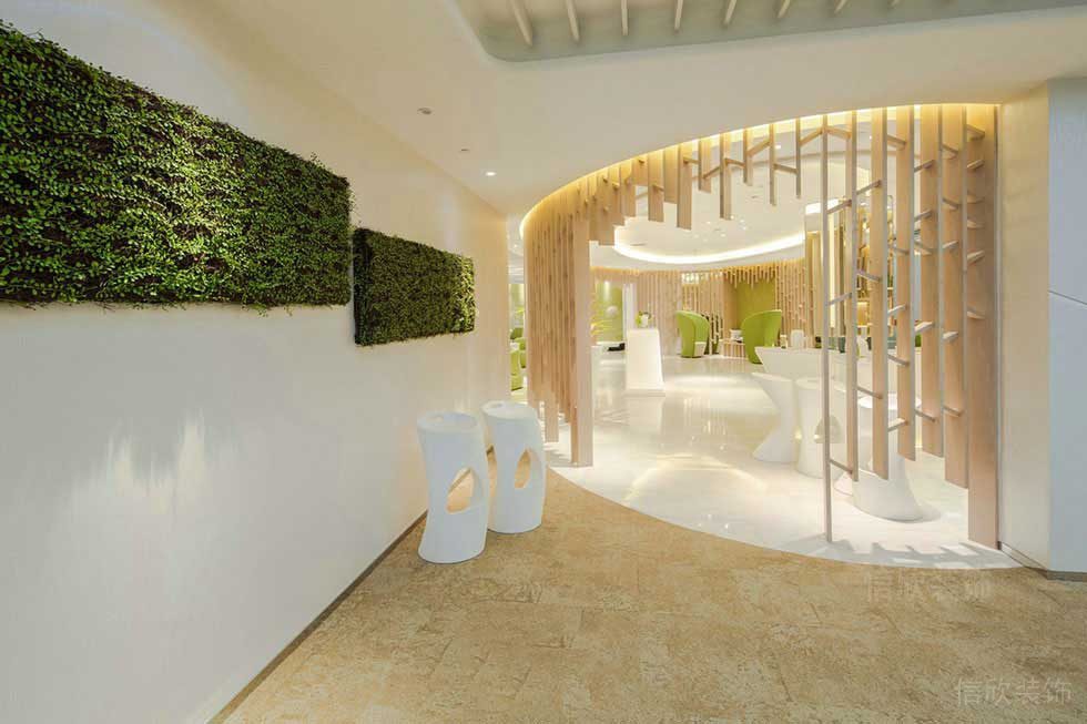 400平方米美容店裝修設(shè)計(jì)案例