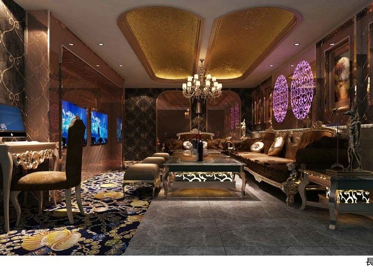 Ktv休閑會所裝修設(shè)計(jì)店鋪古典風(fēng)裝修