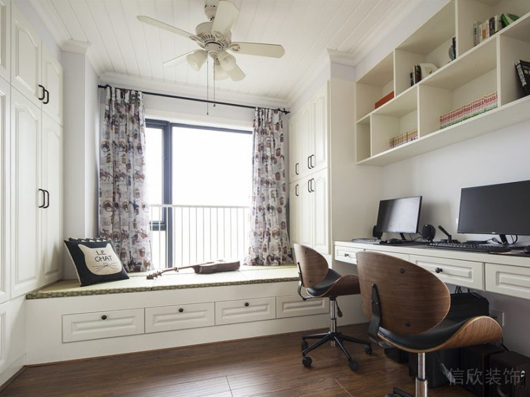 飄窗設(shè)計效果圖古典風(fēng)裝修臥室設(shè)計墻柜書房效果