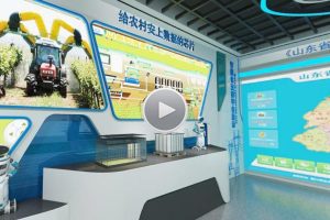 科學館led顯示屏科普展示燈飾設計客服中心前臺區(qū)裝修效果