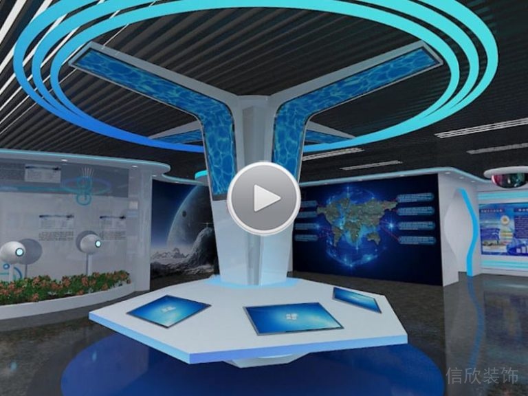 科技館展示大廳效果圖設(shè)計