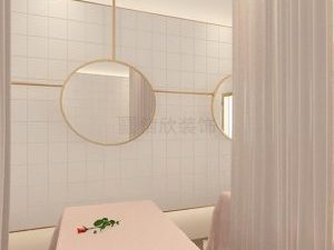 窗簾隔斷背景墻設計效果圖