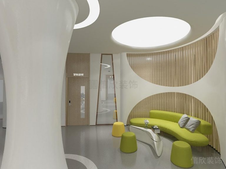 皮質(zhì)沙發(fā)弧形木格柵圓形天花吊頂裝修設(shè)計圖