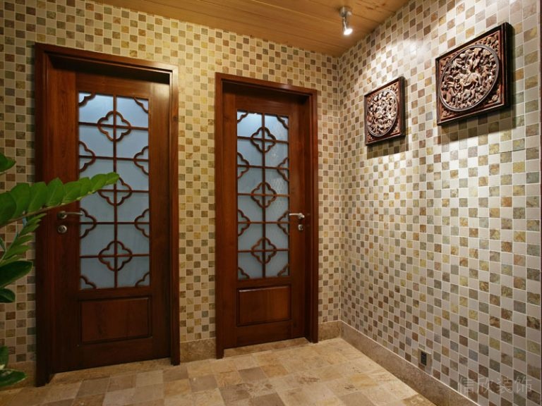 馬賽克墻磚地磚木質(zhì)天花吊頂裝修設(shè)計效果圖