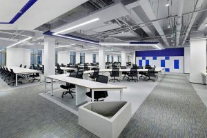 辦公區(qū)地毯線條天花吊頂裝修設(shè)計(jì)效果圖