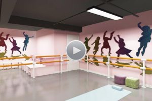 舞蹈室裝修設(shè)計效果圖