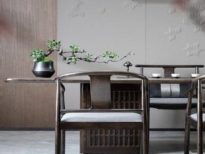 中式風(fēng)家具設(shè)計效果圖店鋪裝修