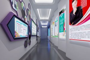 機構培訓裝修過道休息區(qū)pvc地板裝修效果圖墻體廣告宣傳