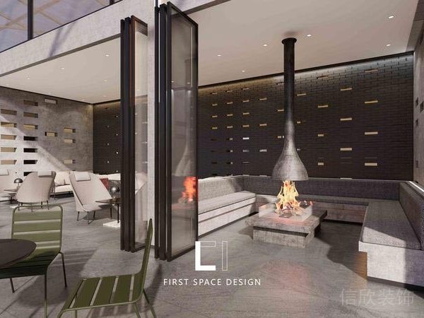 折疊黑色金屬門(mén)框玻璃平推門(mén)加濕器氣溫度調(diào)節(jié)簡(jiǎn)約工業(yè)風(fēng)戶外辦公室休息室