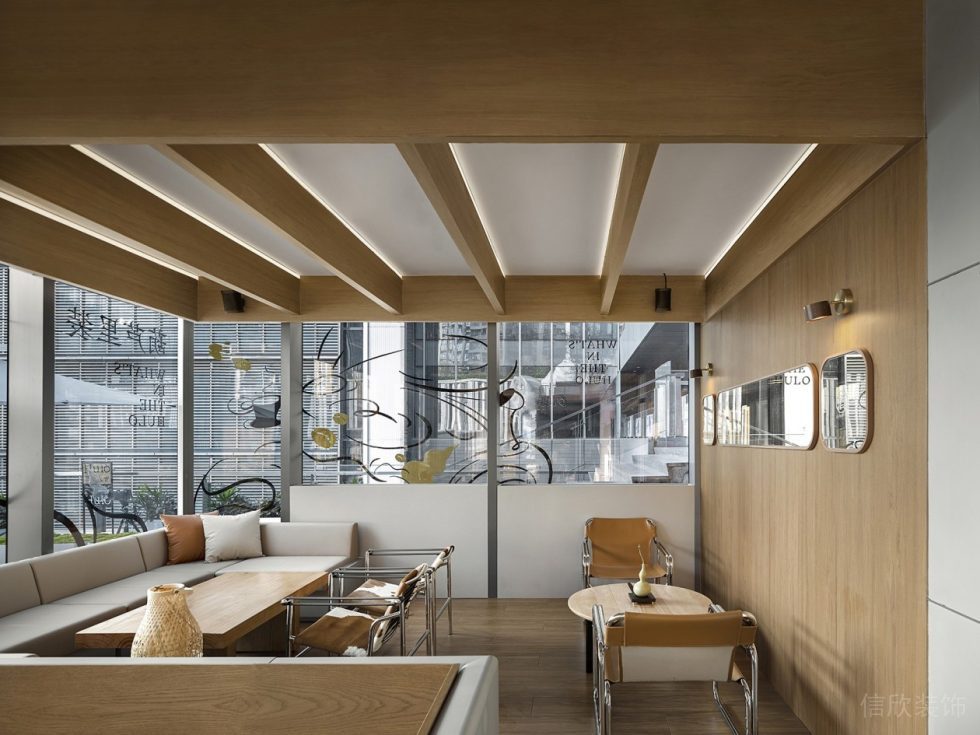 南山區(qū)后海歡樂咖啡店裝修獨立雅座設計圖