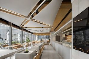 南山區(qū)后海歡樂咖啡店裝修散座設計效果圖