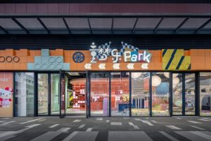 深圳市福田區(qū)筆架山北歐風(fēng)兒童樂(lè)園裝修設(shè)計(jì)外立面