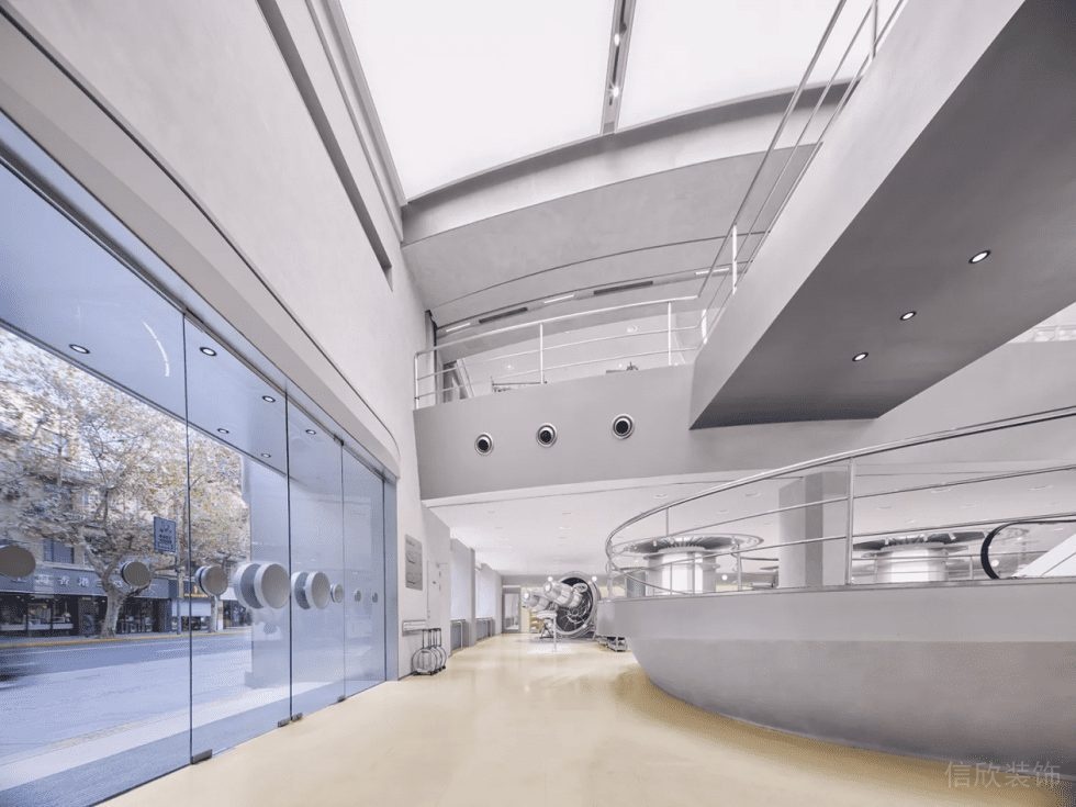 深圳市羅湖區(qū)布心現(xiàn)代風(fēng)服裝店裝修設(shè)計(jì)入戶門廳