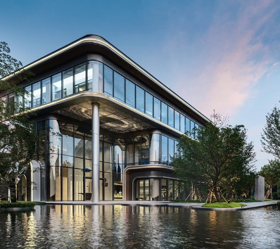 辦公樓裝修效果玻璃落地窗外觀設(shè)計(jì)實(shí)景圖