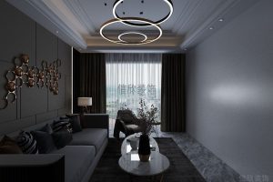 翡翠陽(yáng)光11棟客廳效果圖