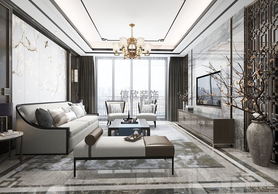 康達(dá)爾12棟客廳裝修效果圖