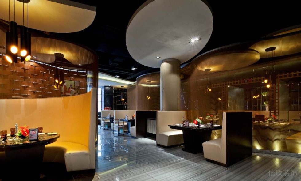 深圳寶安龍光世紀大廈簡約風格火鍋店裝修案例燈光效果 深圳寶安龍光世紀大廈簡約風格火鍋店裝修案例燈光效果