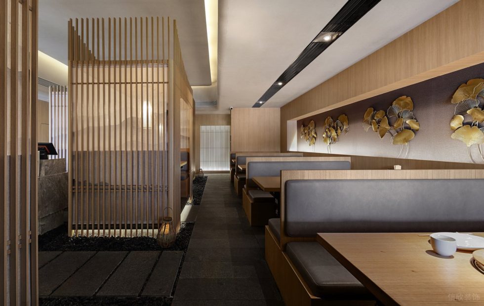 深圳福田天健時尚新天地和風日式料理餐廳裝修案例地面鋪貼 深圳福田天健時尚新天地和風日式料理餐廳裝修案例地面鋪貼