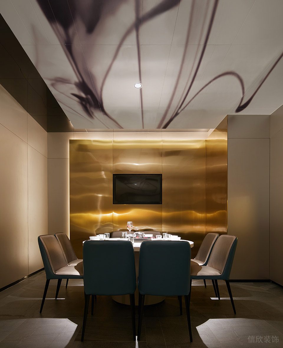 深圳福田星河世紀現代輕奢風火鍋餐廳裝修案例包房 深圳福田星河世紀現代輕奢風火鍋餐廳裝修案例包房