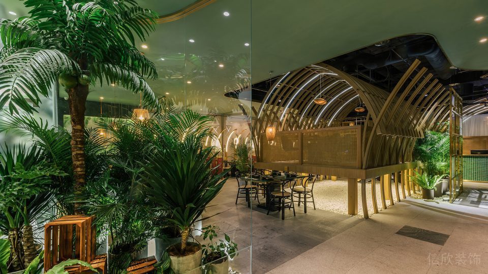 深圳光明中糧云景悅街東南亞風(fēng)格火鍋餐廳裝修案例綠植裝飾 深圳光明中糧云景悅街東南亞風(fēng)格火鍋餐廳裝修案例綠植裝飾