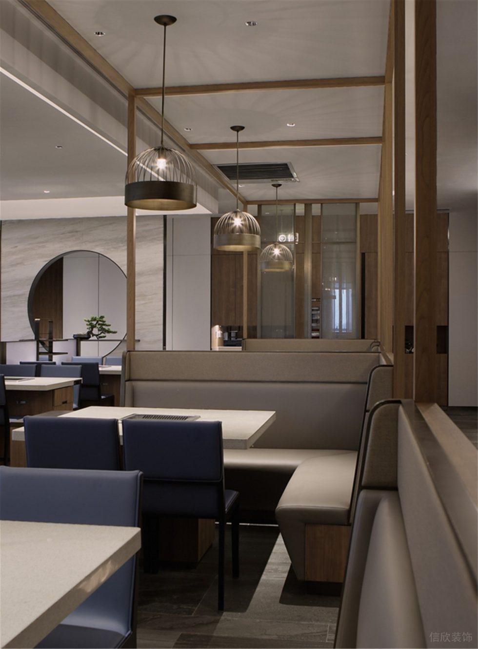 深圳羅湖東港中心現(xiàn)代中式火鍋餐廳裝修案例竹編藝術(shù)吊燈 深圳羅湖東港中心現(xiàn)代中式火鍋餐廳裝修案例竹編藝術(shù)吊燈