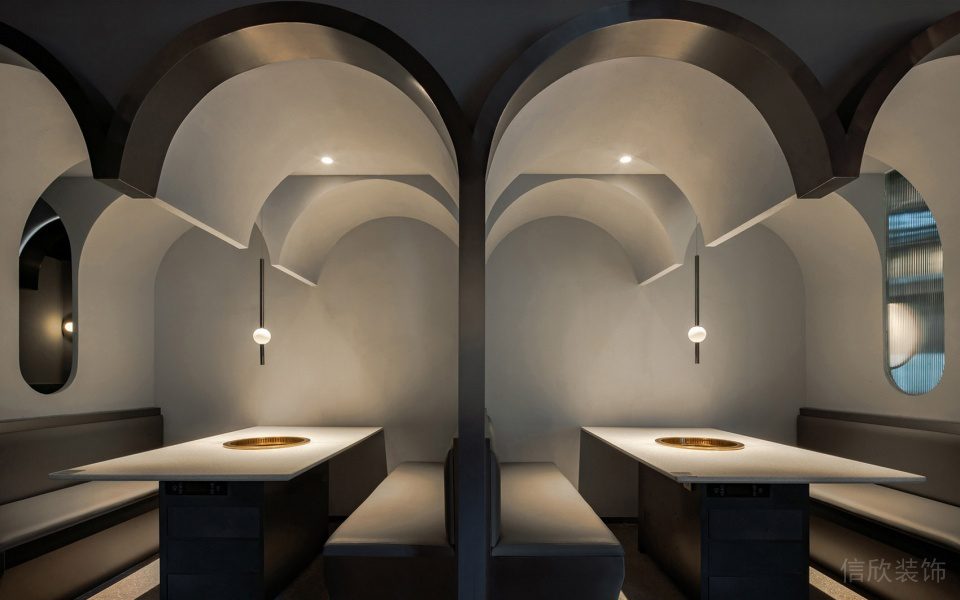 深圳龍華中海匯德理工業(yè)風火鍋店裝修案例特色卡座用餐區(qū) 深圳龍華中海匯德理工業(yè)風火鍋店裝修案例特色卡座用餐區(qū)