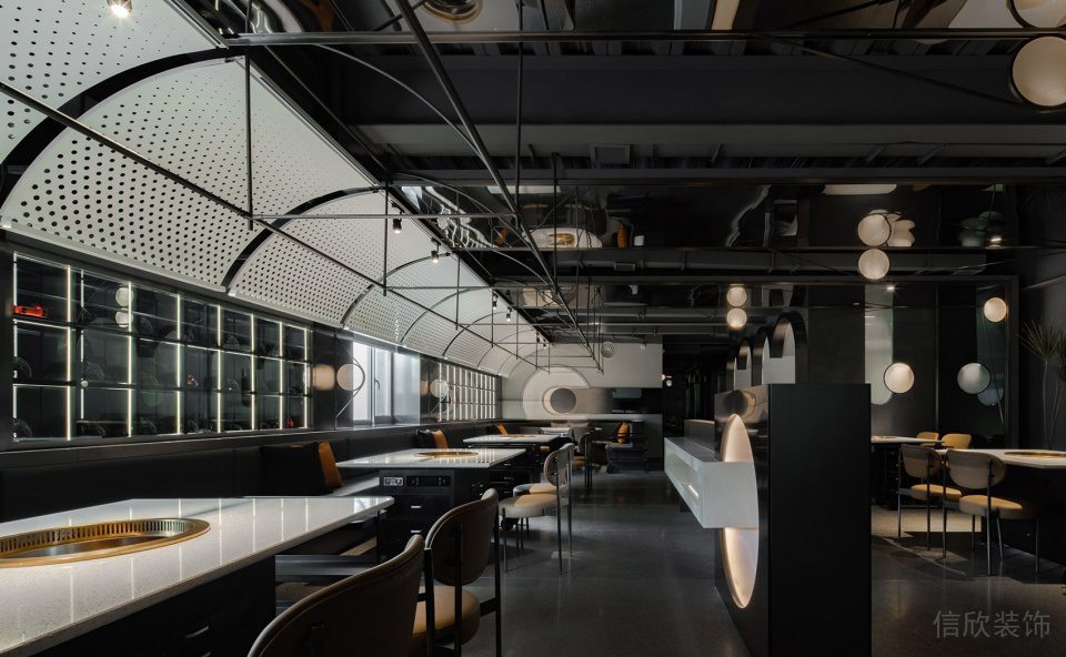 深圳龍華中海匯德理工業(yè)風火鍋店裝修案例地面鋪設 深圳龍華中海匯德理工業(yè)風火鍋店裝修案例地面鋪設