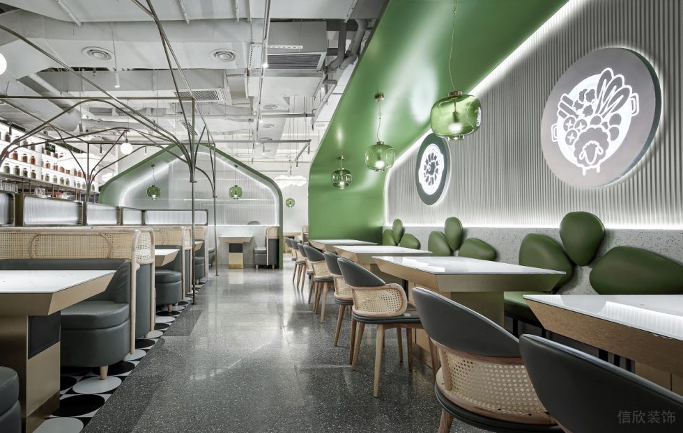 深圳南山海上世界現(xiàn)代風(fēng)格火鍋餐廳裝修案例地面鋪貼 深圳南山海上世界現(xiàn)代風(fēng)格火鍋餐廳裝修案例地面鋪貼