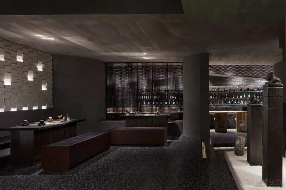 深圳南山海印長(zhǎng)城新中式風(fēng)格烤肉餐廳裝修案例天花 深圳南山海印長(zhǎng)城新中式風(fēng)格烤肉餐廳裝修案例天花