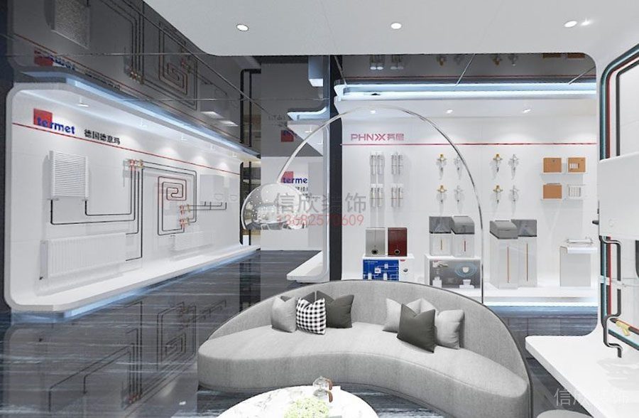 深圳南山空調(diào)展廳裝修設(shè)計(jì)空調(diào)原理展示