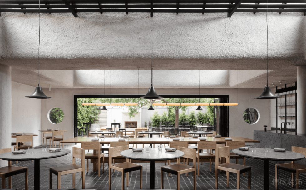 深圳南山諾德假日花園簡約風(fēng)格餐廳裝修案例用餐大廳