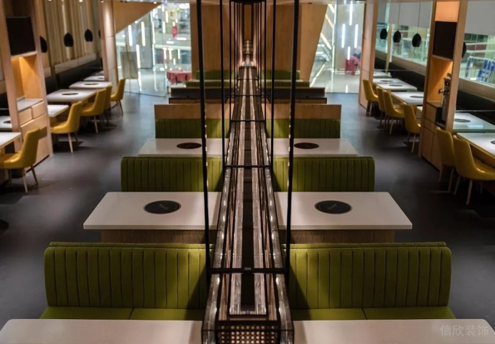 深圳坪山怡瑞達(dá)云秀府簡約北歐風(fēng)火鍋店裝修案例黑色烤漆方管架吊燈 深圳坪山怡瑞達(dá)云秀府簡約北歐風(fēng)火鍋店裝修案例黑色烤漆方管架吊燈