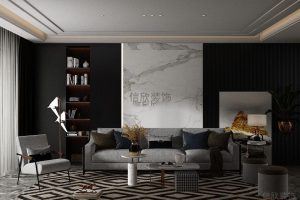 陽(yáng)光粵海12棟客廳效果圖