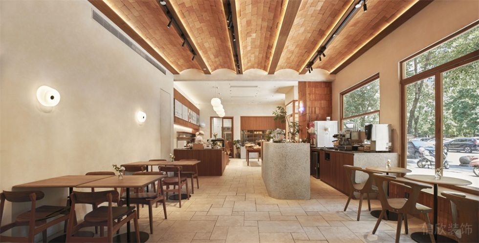 深圳寶安前海hop國際中心北歐風格面包店裝修案例地面鋪貼 深圳寶安前海hop國際中心北歐風格面包店裝修案例地面鋪貼