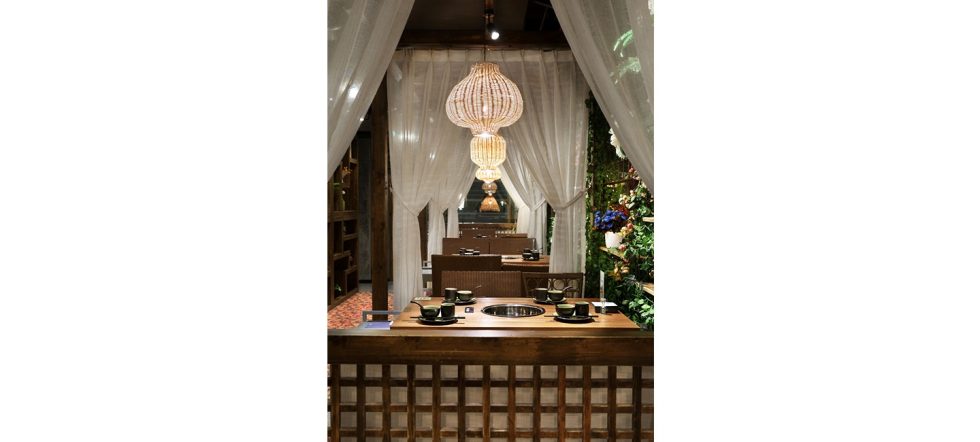 深圳福田航苑大廈田園風(fēng)格火鍋餐廳裝修案例卡座 深圳福田航苑大廈田園風(fēng)格火鍋餐廳裝修案例卡座