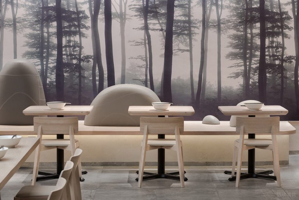 深圳龍崗華策中心城淺木色日式風格面館裝修案例雙人用餐區(qū) 深圳龍崗華策中心城淺木色日式風格面館裝修案例雙人用餐區(qū)