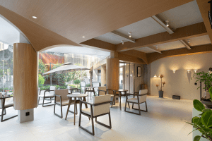 深圳龍崗中海日輝臺簡約風(fēng)格休閑茶館裝修案例大廳效果圖