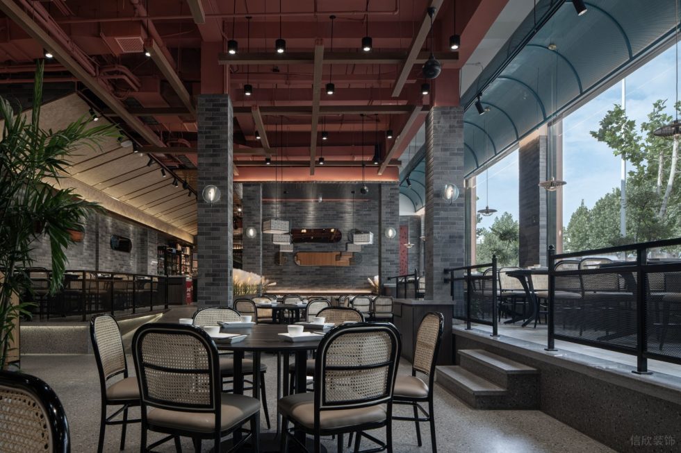 深圳龍崗中糧祥云新中式風(fēng)格粉面店裝修案例大廳 深圳龍崗中糧祥云新中式風(fēng)格粉面店裝修案例大廳