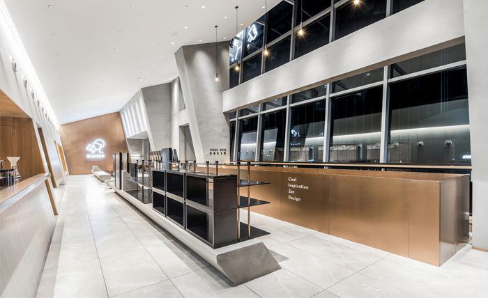 深圳龍崗正中風(fēng)臨國際中心現(xiàn)代工業(yè)風(fēng)喜茶冷飲店裝修案例天花 深圳龍崗正中風(fēng)臨國際中心現(xiàn)代工業(yè)風(fēng)喜茶冷飲店裝修案例天花