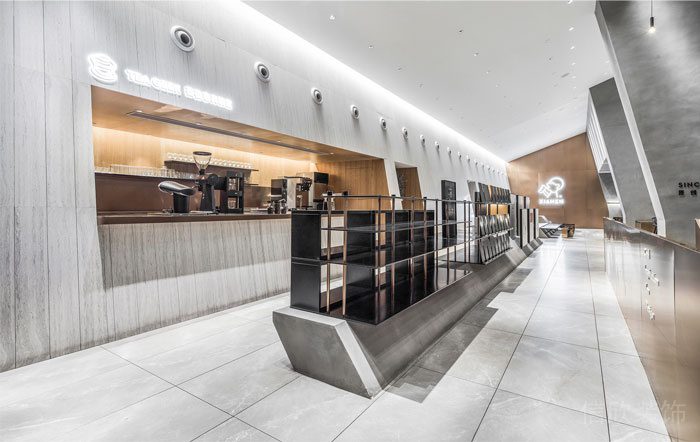 深圳龍崗正中風(fēng)臨國際中心現(xiàn)代工業(yè)風(fēng)喜茶冷飲店裝修案例展示陳列架 深圳龍崗正中風(fēng)臨國際中心現(xiàn)代工業(yè)風(fēng)喜茶冷飲店裝修案例展示陳列架