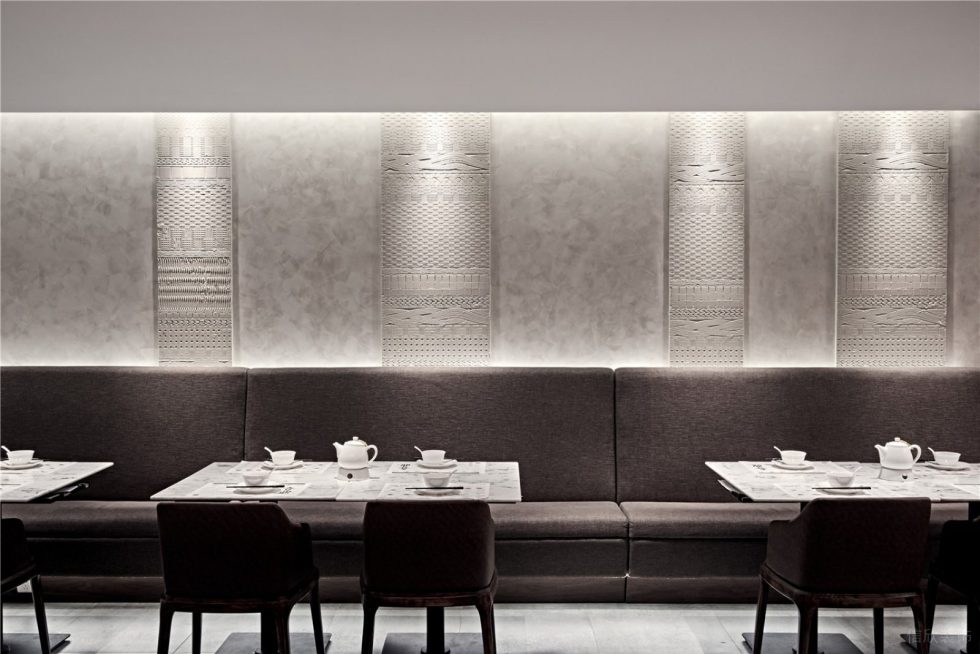 深圳龍華壹成中心現(xiàn)代新中式風(fēng)格餃子館裝修案例卡座沙發(fā) 深圳龍華壹成中心現(xiàn)代新中式風(fēng)格餃子館裝修案例卡座沙發(fā)