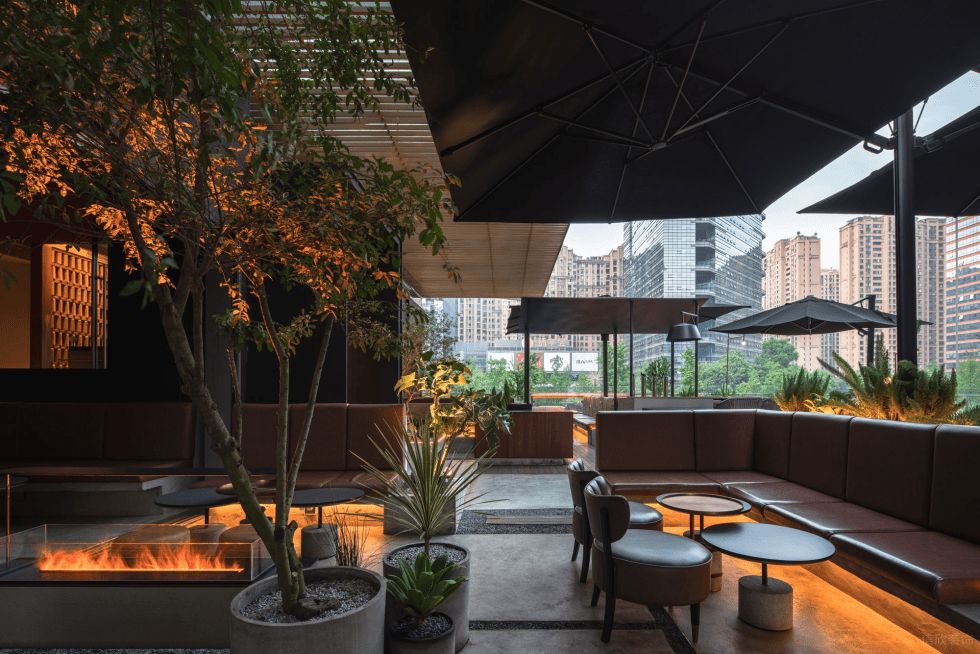 深圳羅湖中華花園簡約風格休閑酒吧裝修案例綠植景觀 深圳羅湖中華花園簡約風格休閑酒吧裝修案例綠植景觀