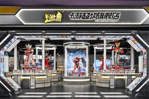 深圳市寶安區(qū)沙井現(xiàn)代風(fēng)卡游旗艦店裝修設(shè)計(jì)門廳