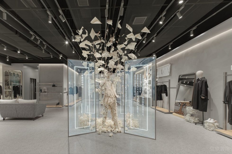 深圳市龍崗區(qū)坂田“一尚門”買手店裝修設(shè)計櫥窗 (7)