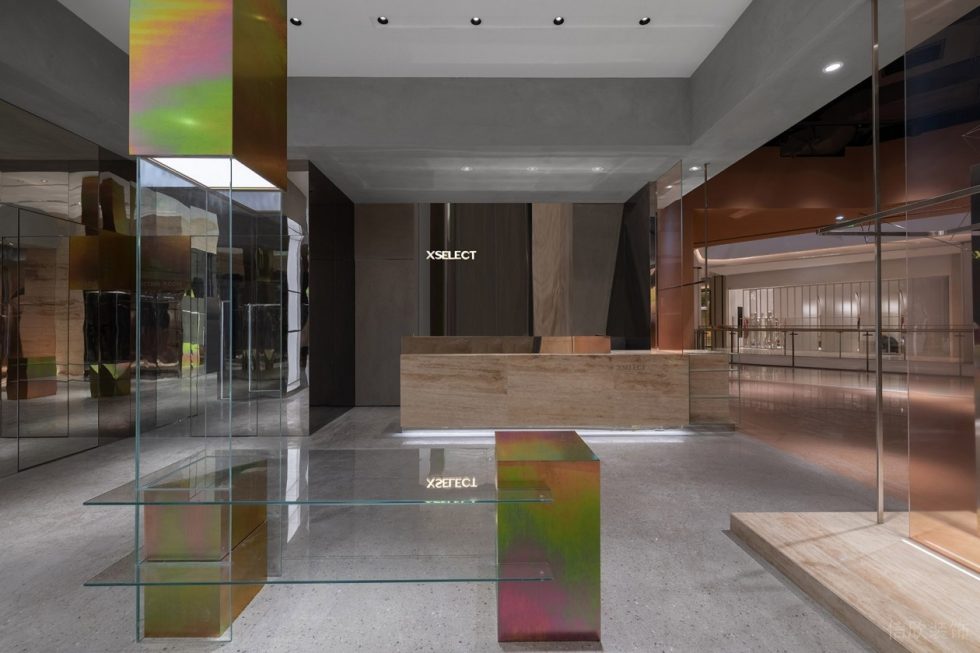 深圳市龍崗區(qū)龍崗中心城x Select 服裝店買手店裝修設(shè)計(jì)前臺(tái)