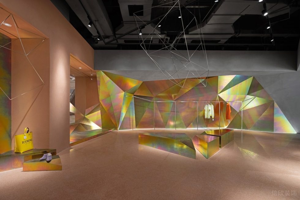 深圳市龍崗區(qū)龍崗中心城x Select 服裝店買手店裝修設(shè)計(jì)大廳 (2)