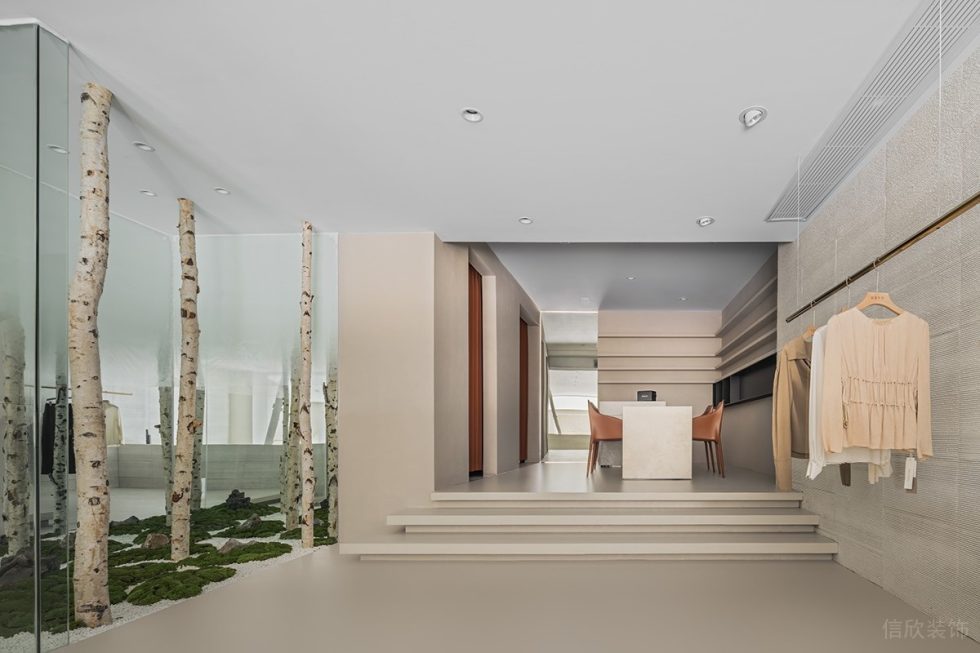 深圳市南山區(qū)華僑城現(xiàn)代風(fēng) Kerr 可兒家服裝店裝修設(shè)計(jì)接待區(qū)