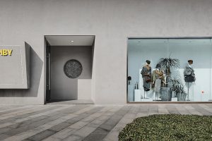 深圳市南山區(qū)南頭現(xiàn)代風(fēng)rain & Snow.hby買手店裝修設(shè)計(jì)門廳